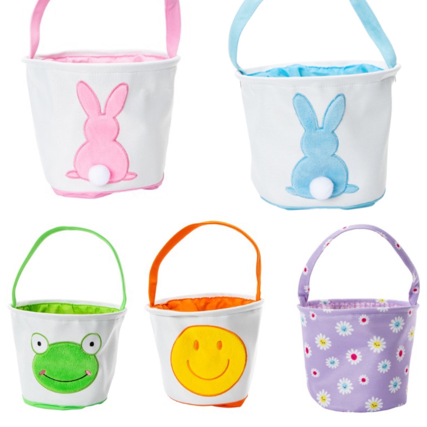 Embroidered Easter Baskets with Embroidered Name!