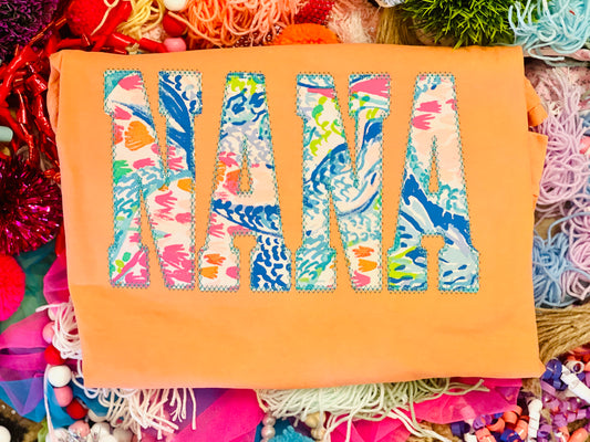 Springtime Lilly Fabric NANA Tee Special