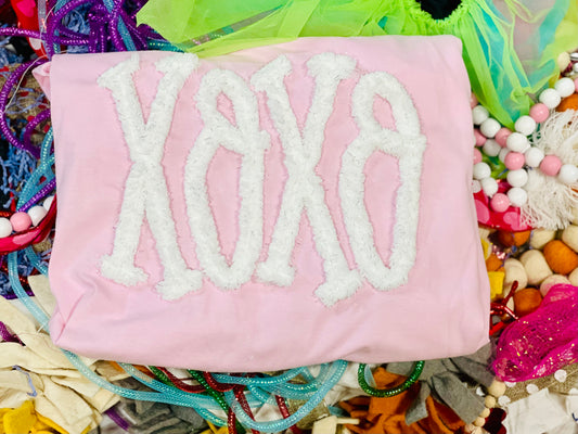 Custom Embroidered XOXO Tee or Sweatshirt
