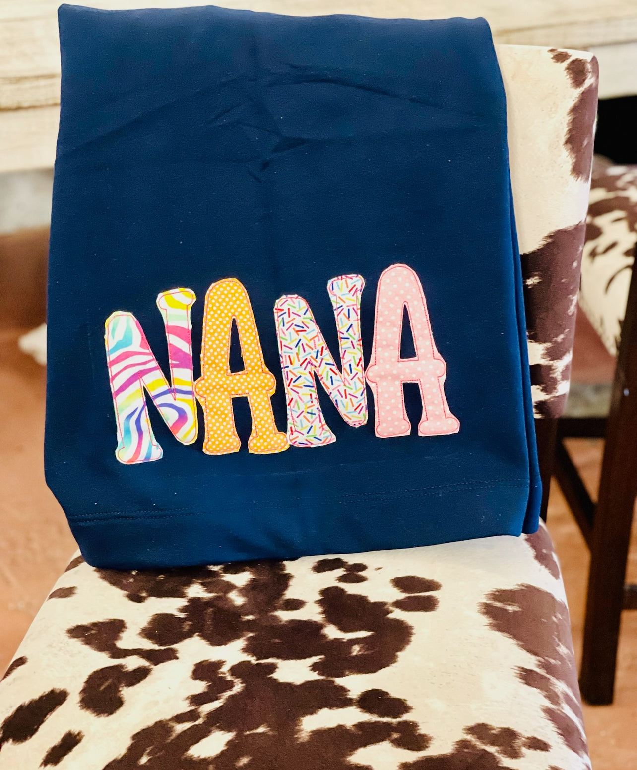 CUSTOM Embroidered Applique Fleece Stadium Blanket