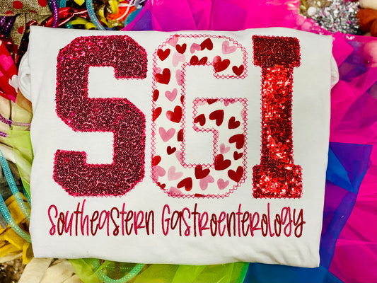 CUSTOM Embroidered with Diamond Stitching SGI Tee/Sweatshirt