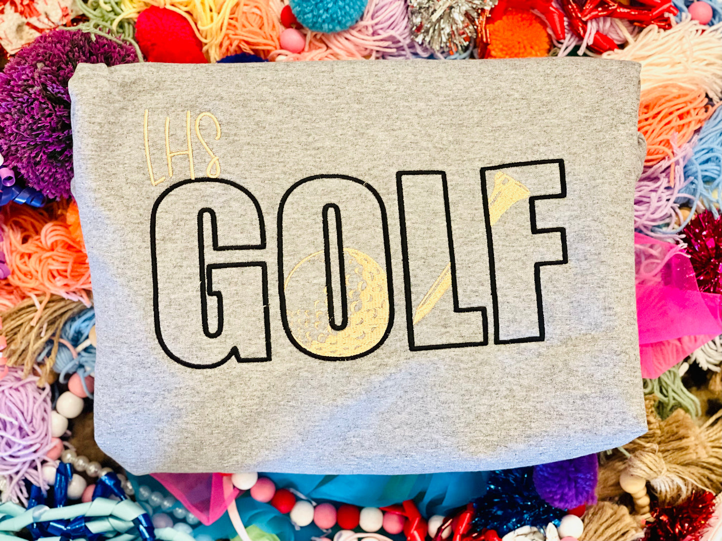 Custom Embroidered Golf Tee/Sweatshirt