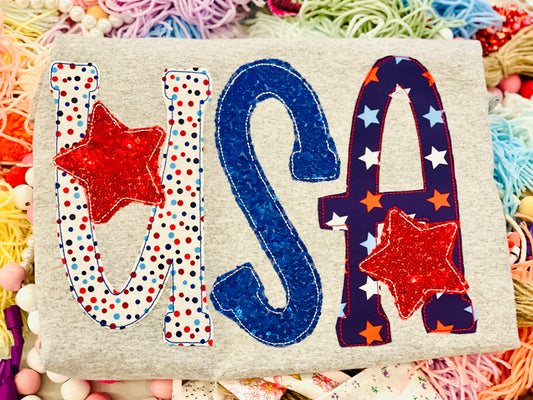 USA Embroidered Shirt