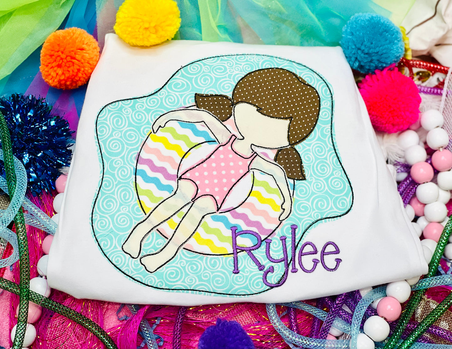 Custom Embroidery Floating Shirt