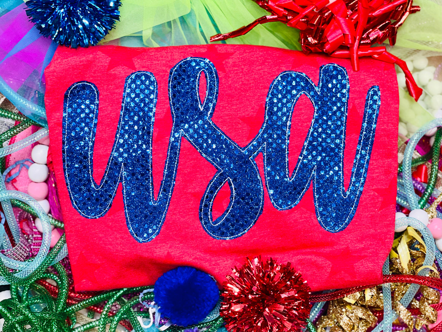 USA Embroidered Star Shirt