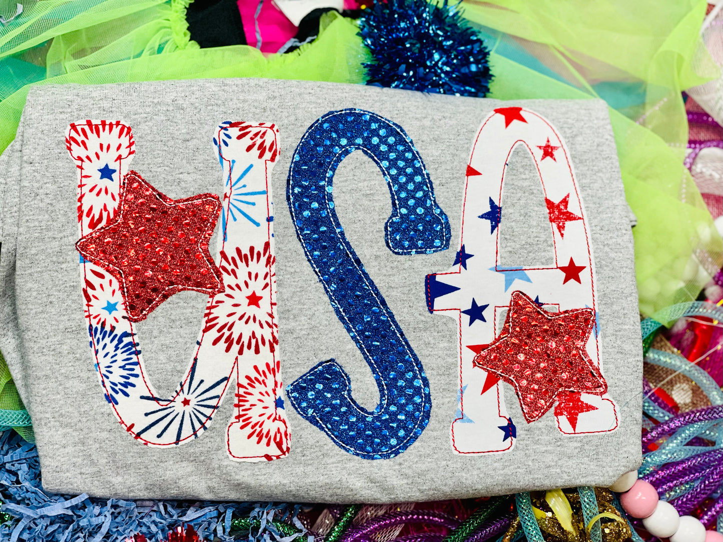 USA Embroidered Shirt