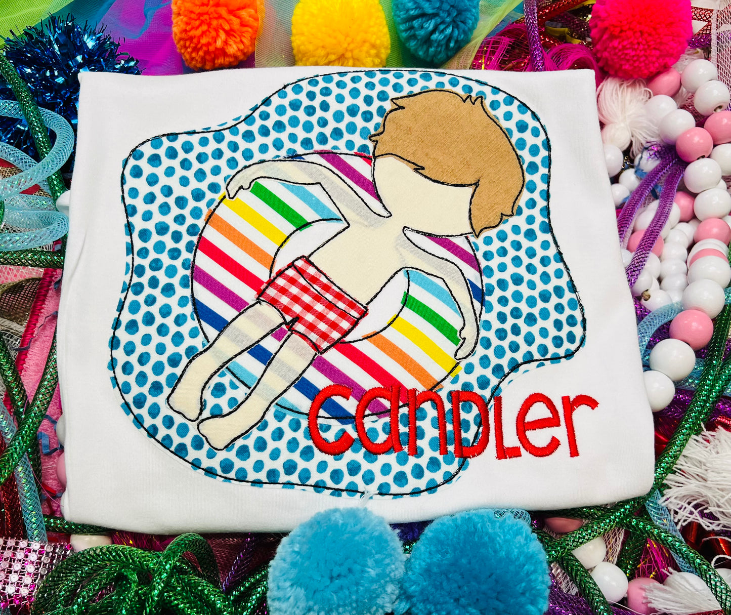 Custom Embroidery Floating Shirt