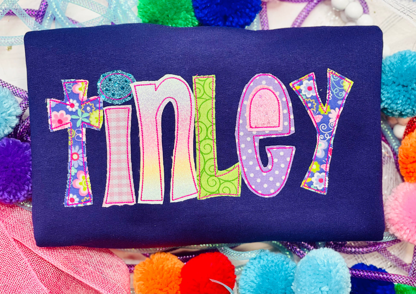 Custom Embroidered Name Tee/Sweatshirt