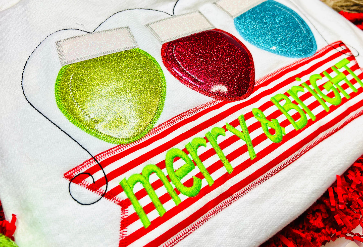 Merry & Bright Top Adult/Children