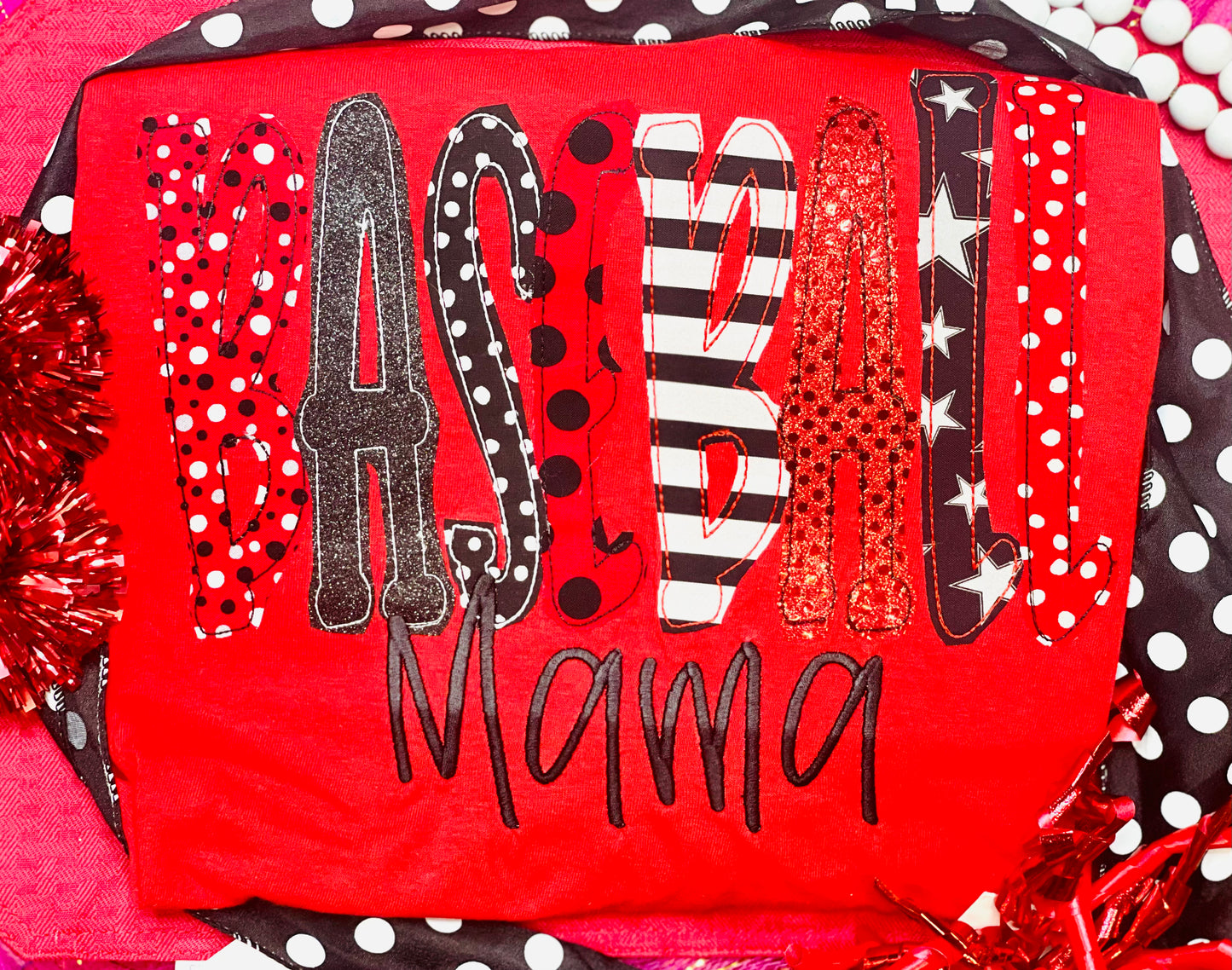 Baseball Mama Shirts - We can do ANY colors!