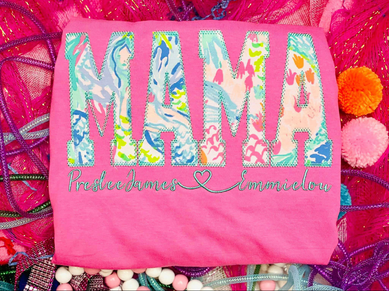MAMA (Lilly P Fabric) T shirt