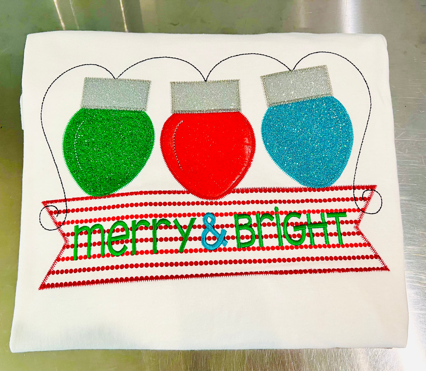 Merry & Bright Top Adult/Children