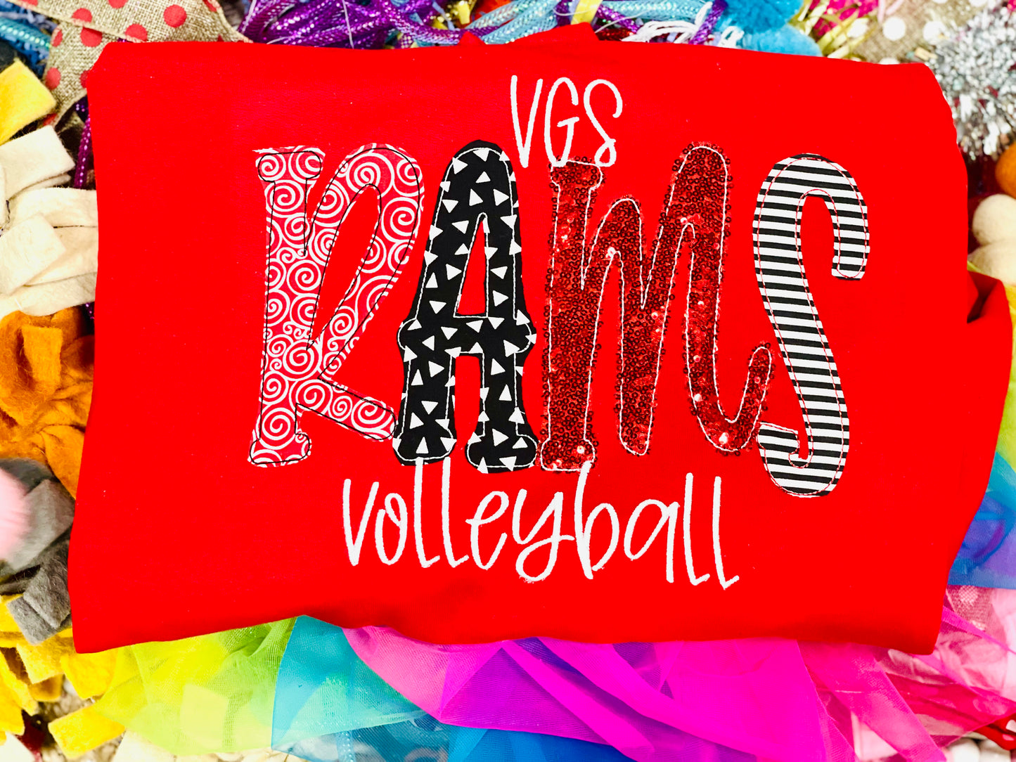 Custom Team Rams Volleyball Tee/Sweatshirt