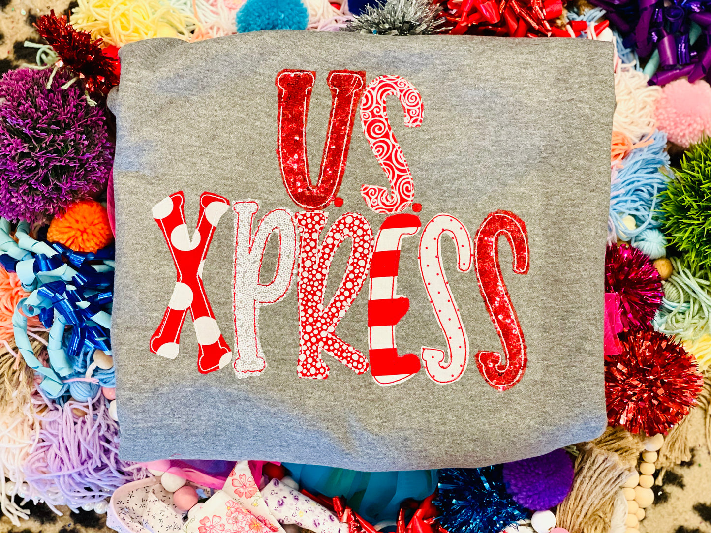 Custom Embroidered U.S. Xpress Tee/Sweatshirt