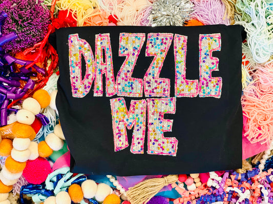 Embroidered Dazzle Me Colorful Sequin Fabric (any name)