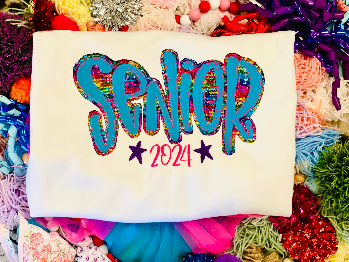 Custom Embroidered Senior Tee/Sweatshirt