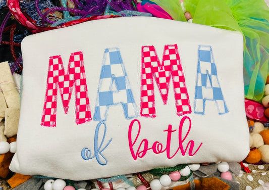 Embroidered MAMA of both Sweatshirt/Tee