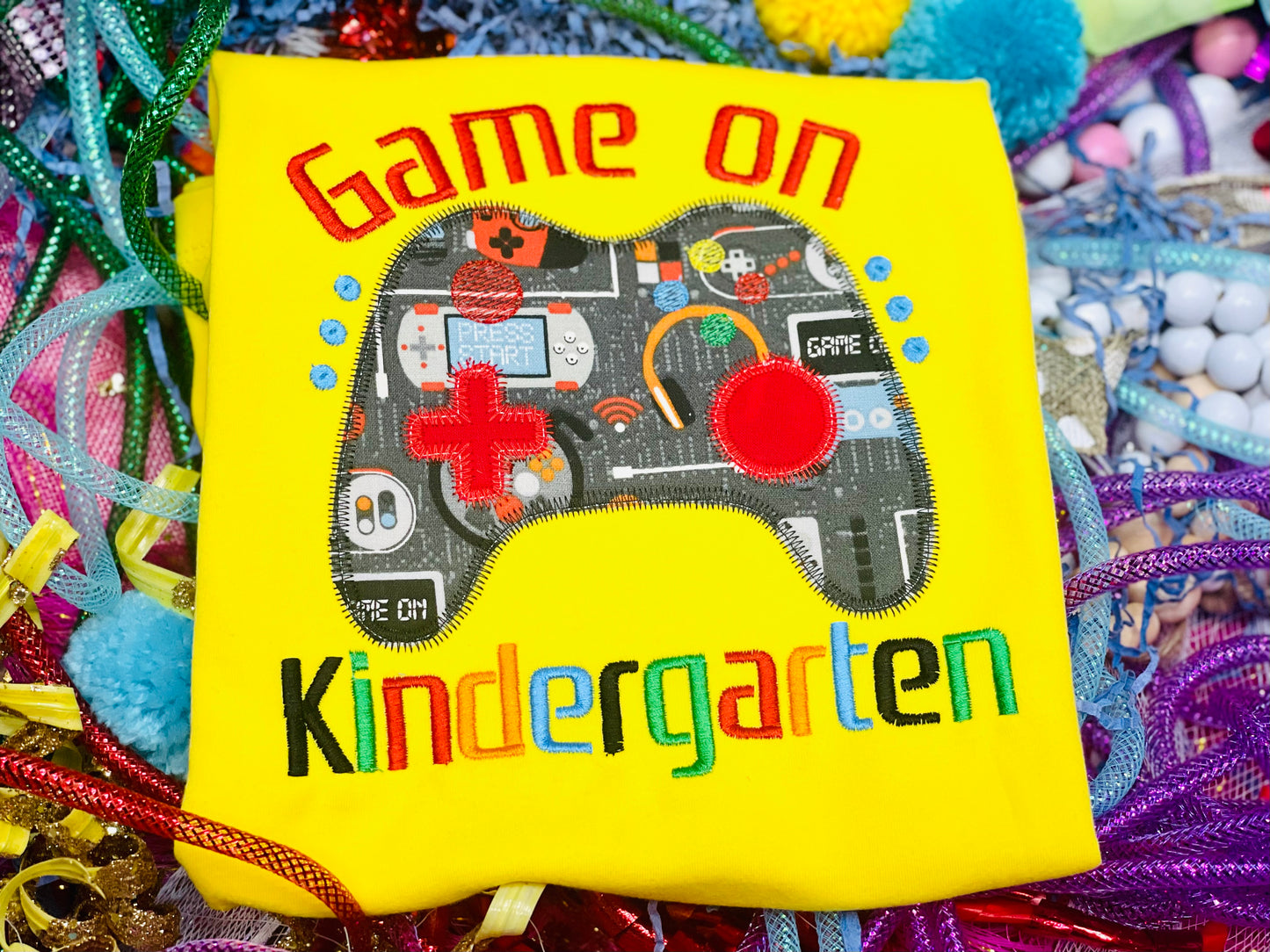 Custom Embroidery Game On Shirt