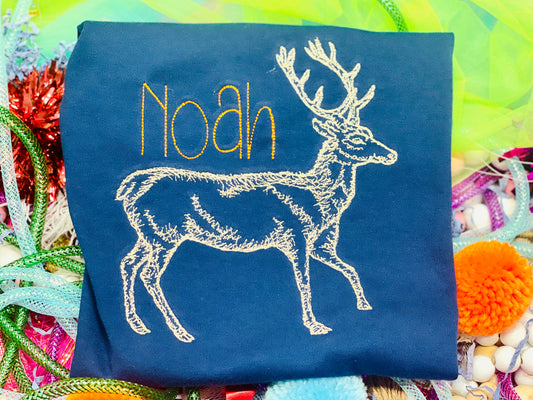 Custom Embroidery Buck Shirt