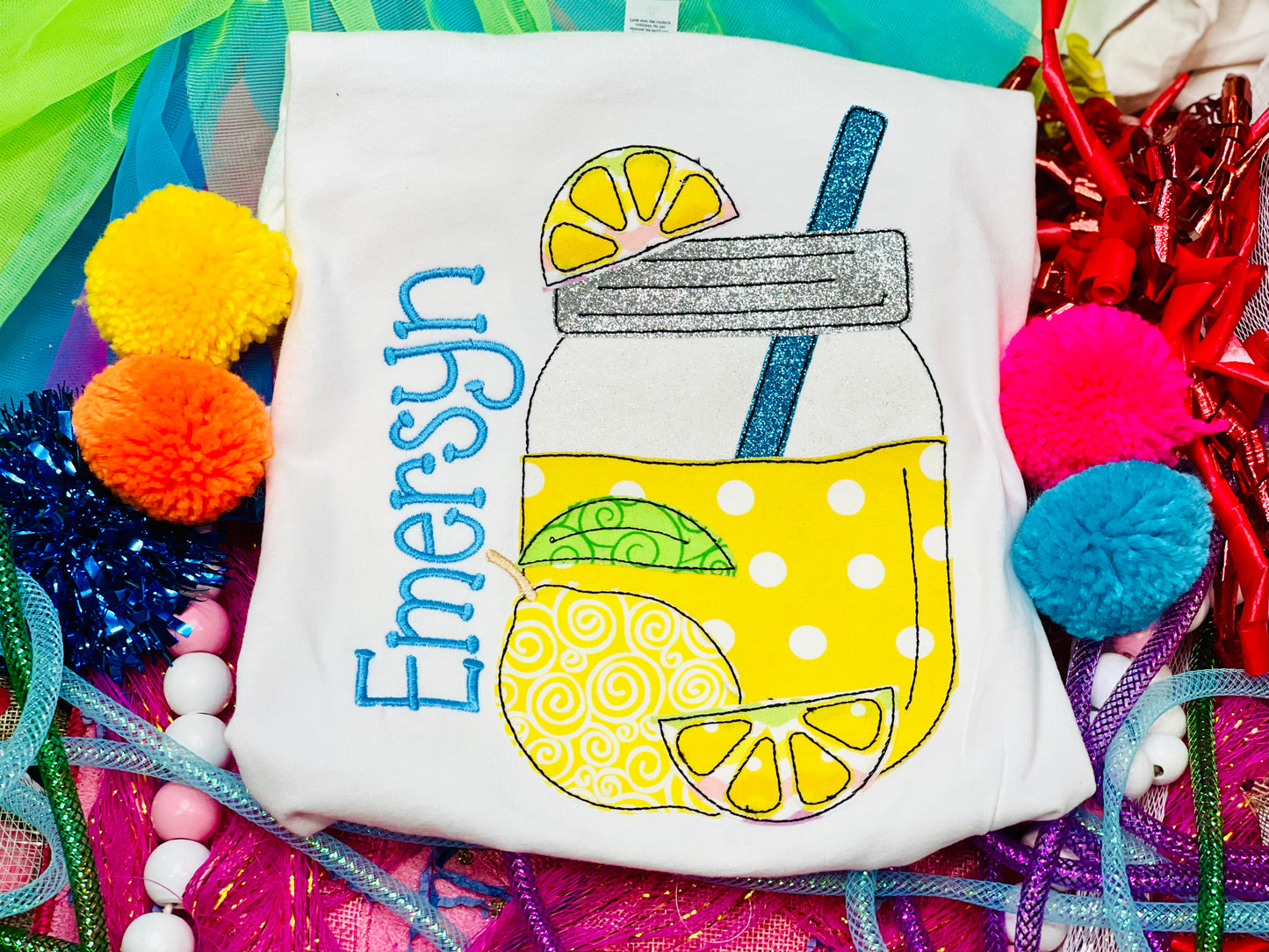 Custom Embroidery Lemonade Shirt