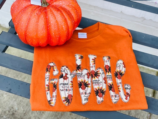 Embroidered Gobble Tee